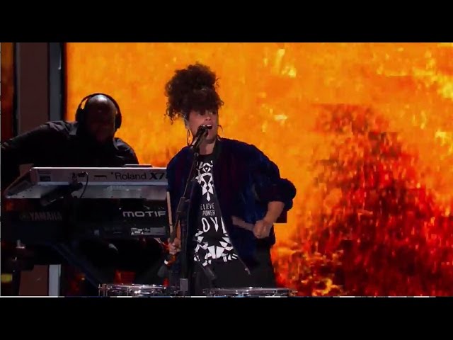 Alicia Keys, "Girl on Fire" at the DNC